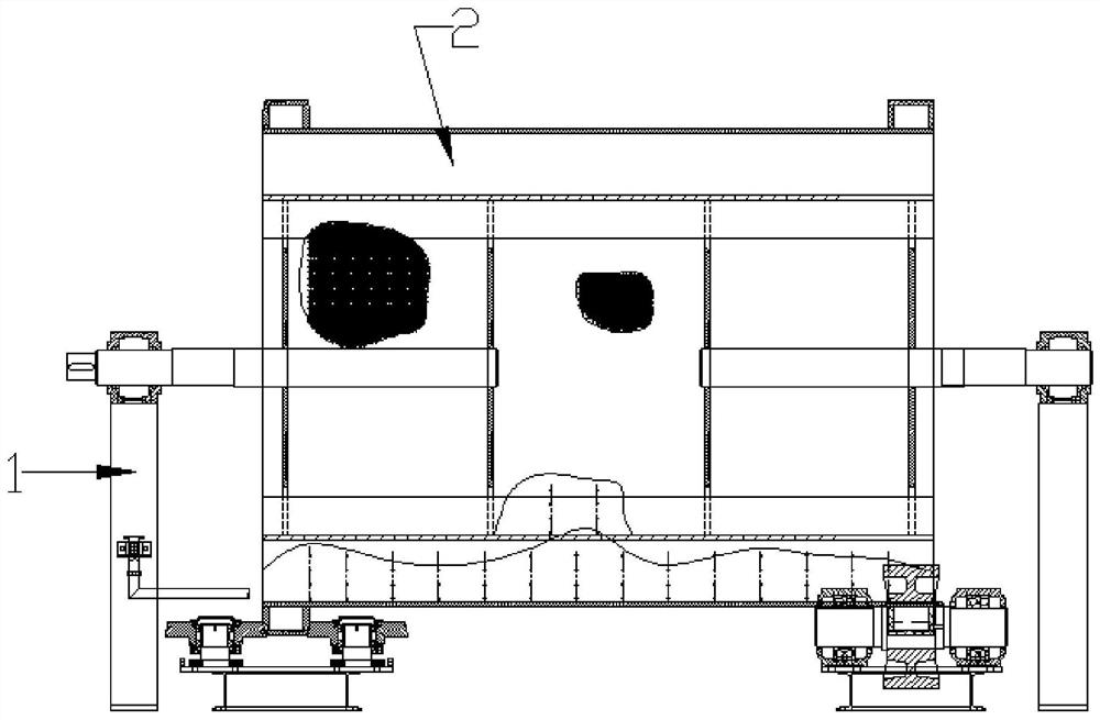 Rotary drum type solid-liquid separator