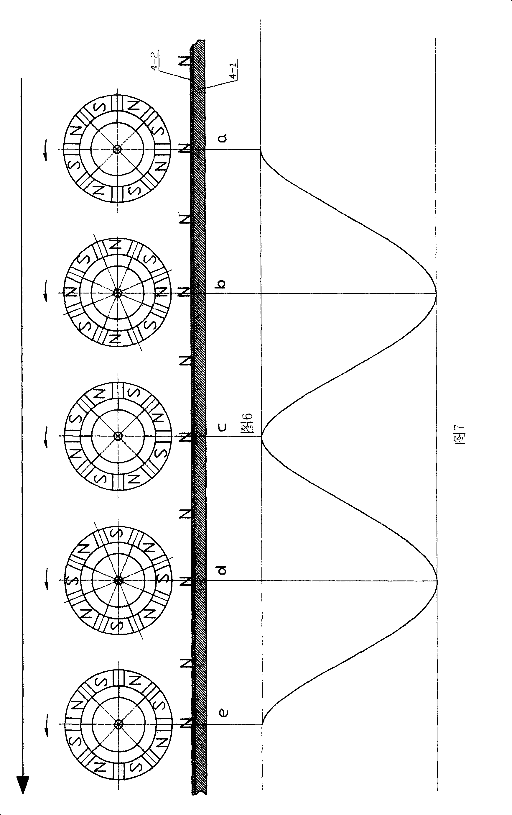 Permanent magnetic suspension and magnetic wheel pushing vehicle