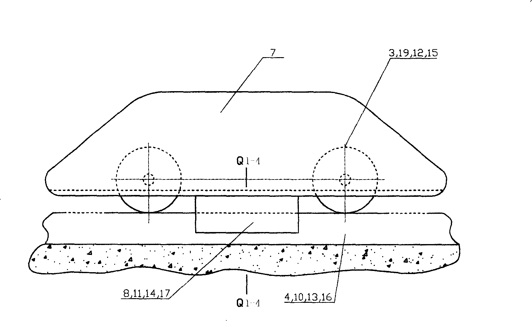 Permanent magnetic suspension and magnetic wheel pushing vehicle