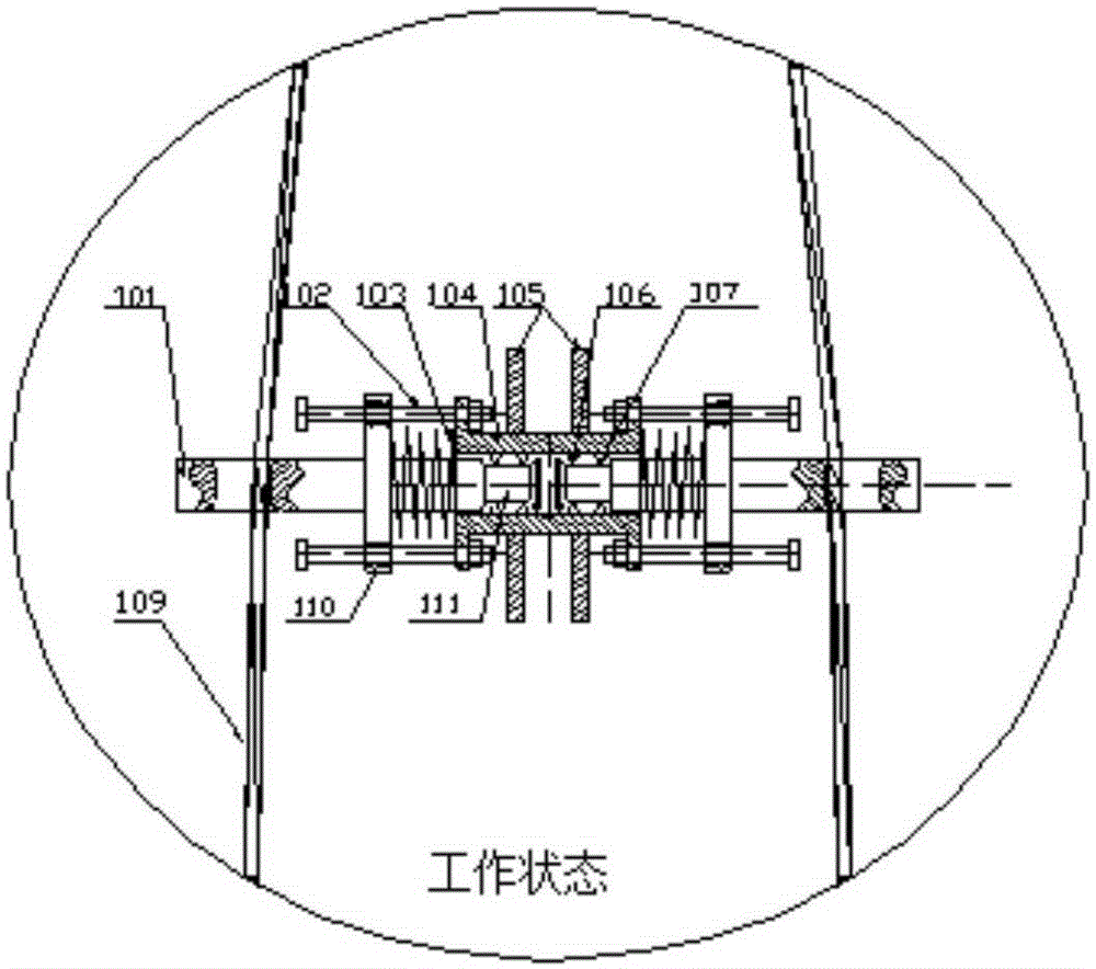 Device for ensuring soft landing and overload alarm of hooks