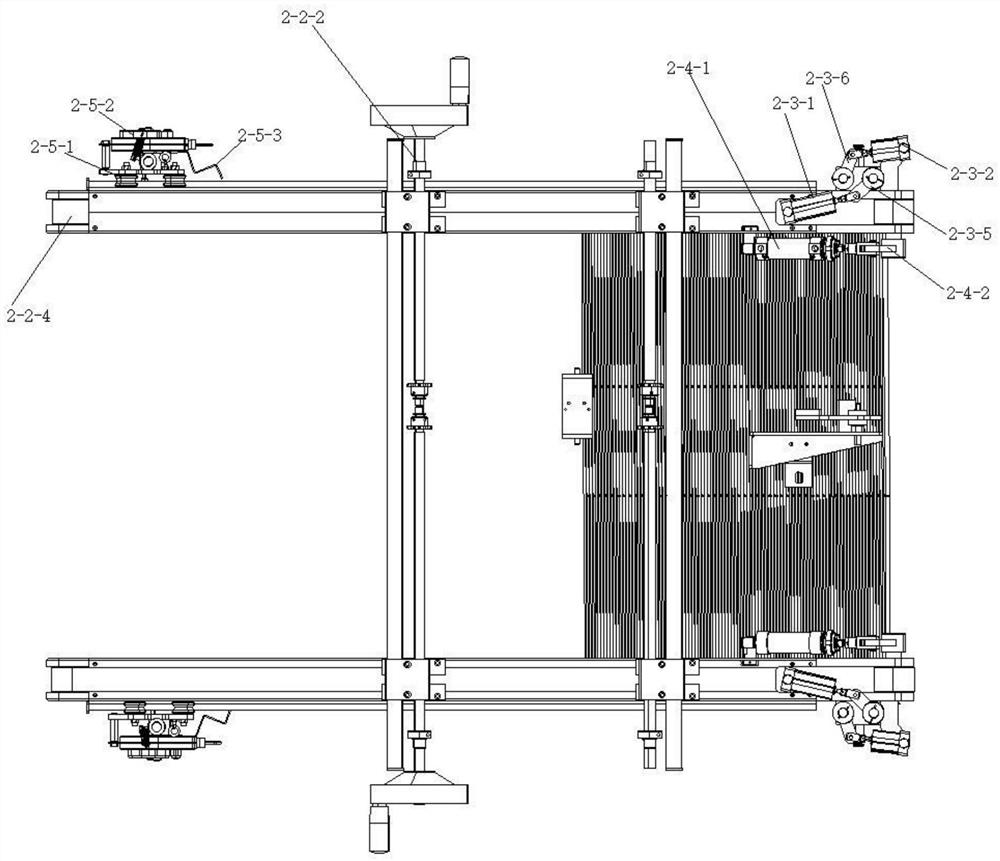 Automatic lining placing machine