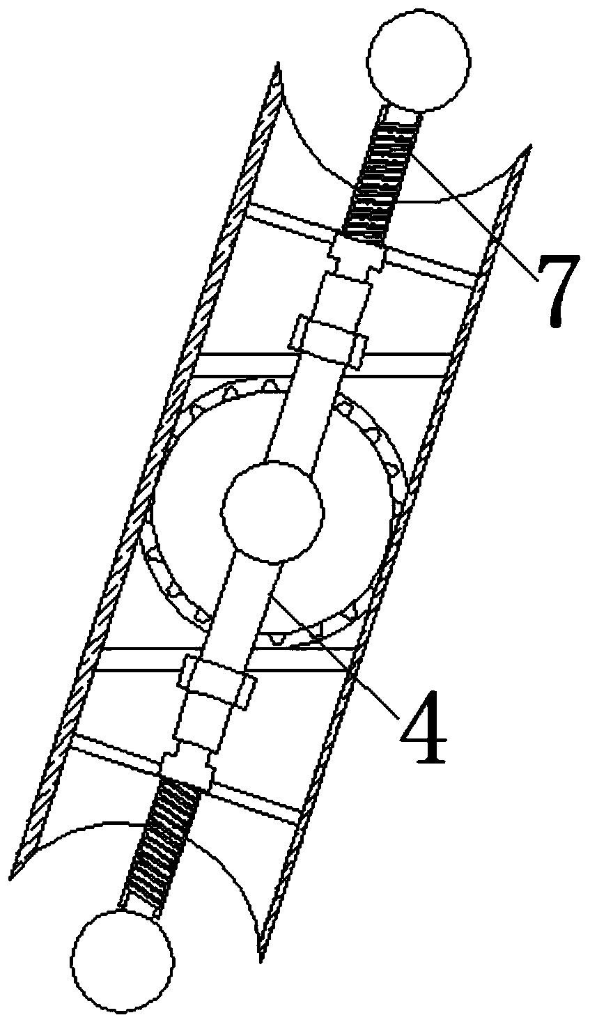 Ditching equipment for smoothing soil pile by utilizing soil compaction degree