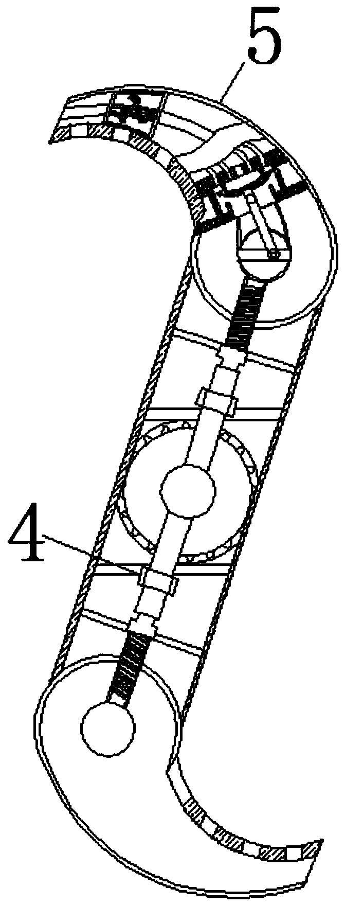 Ditching equipment for smoothing soil pile by utilizing soil compaction degree