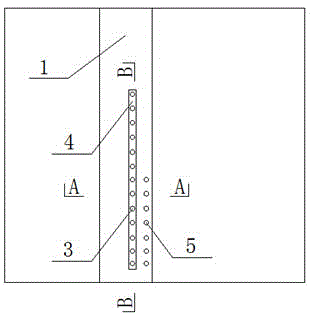 Gob-side entry retaining method for coal mine gateway by directional-predetermined crack blasting and truncating crest and pressure relief mode