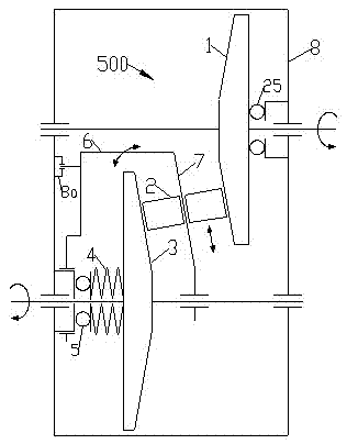 Roller cone disc type continuously variable transmission