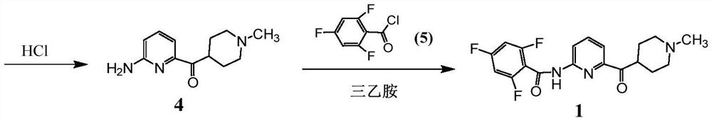 Synthetic process of Lasmiditan