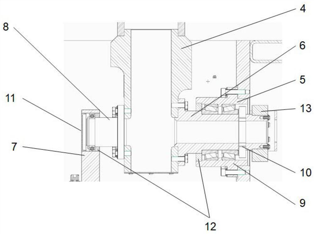 Clamping platform for workpiece overturning and workpiece polishing and cleaning system