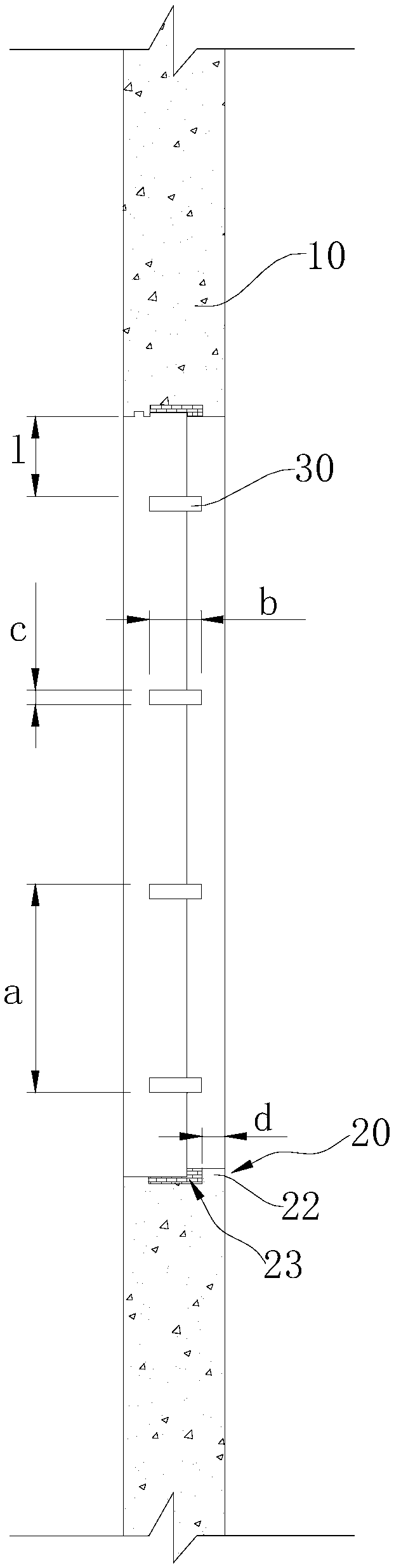 Door and window anti-seepage system and construction method of door and window anti-seepage system