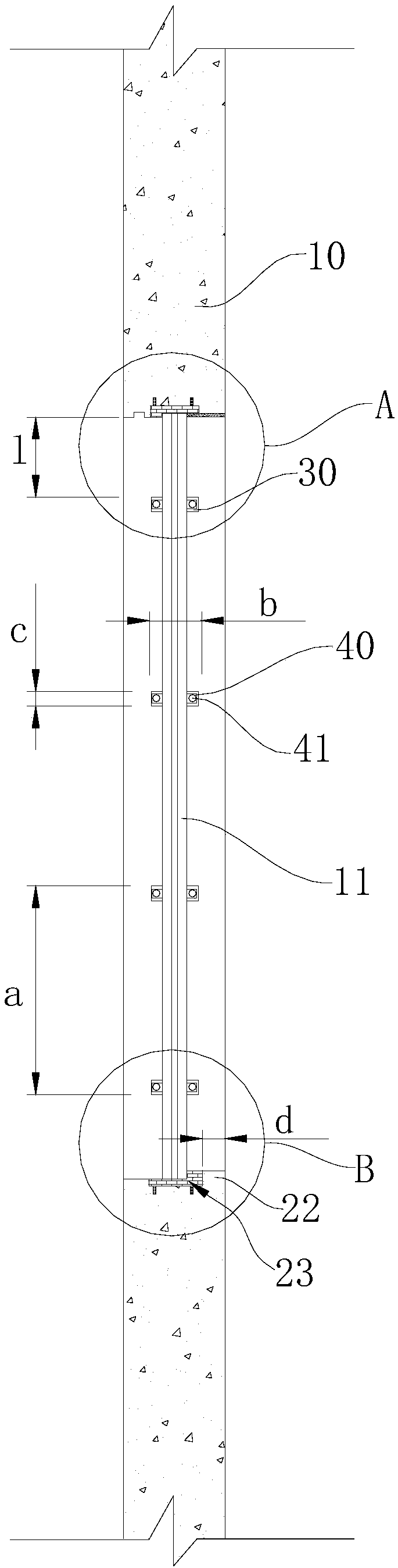 Door and window anti-seepage system and construction method of door and window anti-seepage system