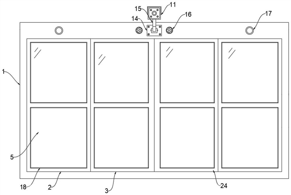 Communication device for intelligent doors and windows and use method of device