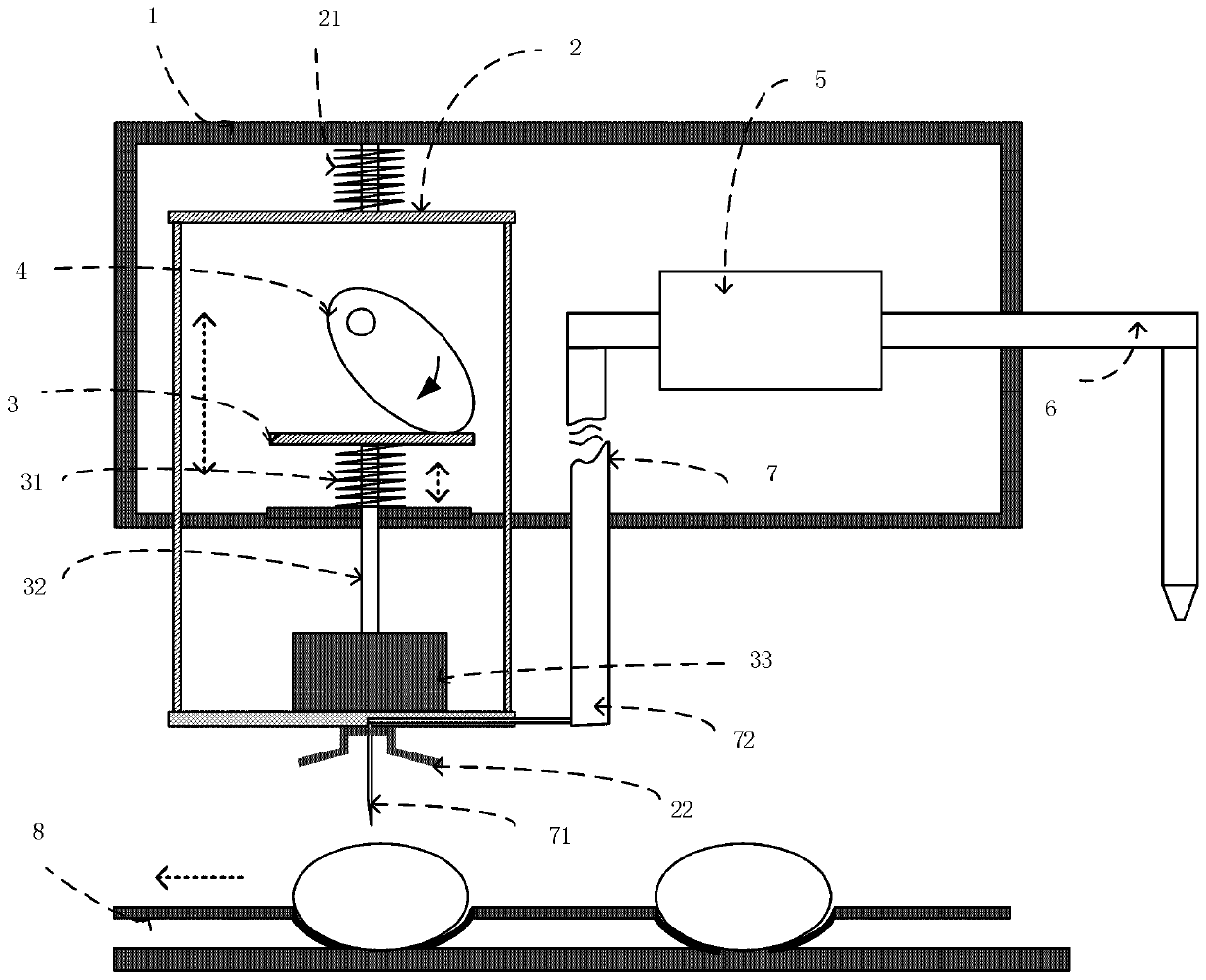 Two-way egg liquid extractor