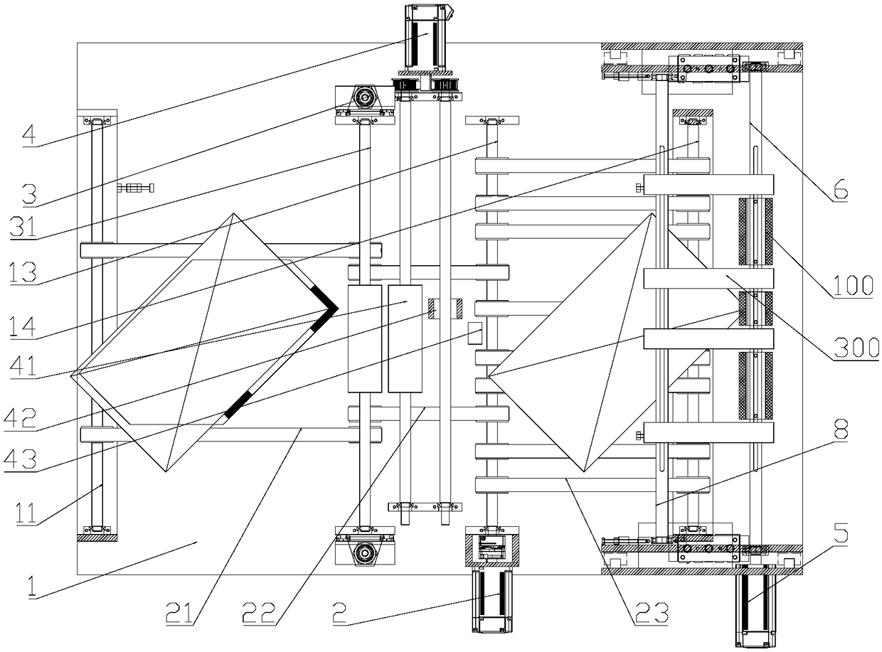 Automatic film tearing machine for removing film from light guide plate