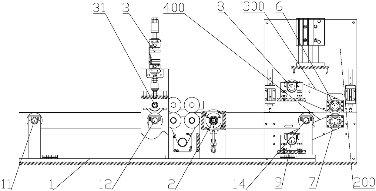 Automatic film tearing machine for removing film from light guide plate