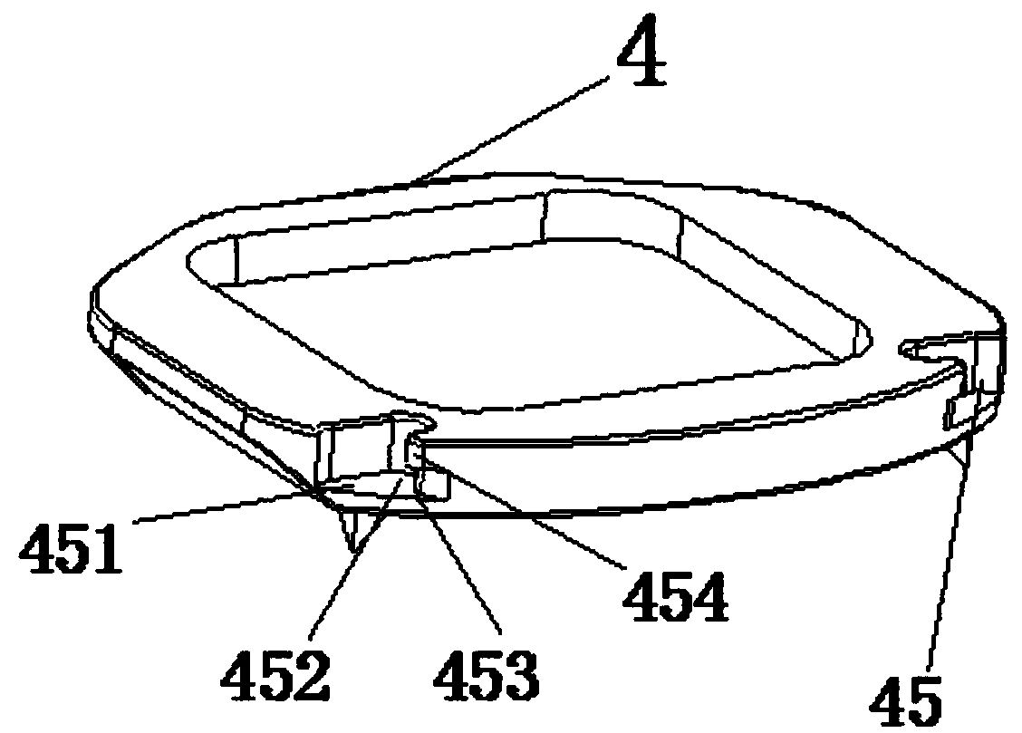 Intervertebral movable indwelling device and its integrated implanting apparatus and method