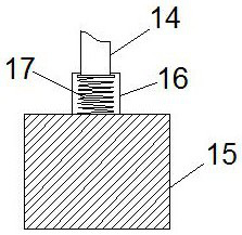 Local reinforcing structure of road subgrade and implementation process