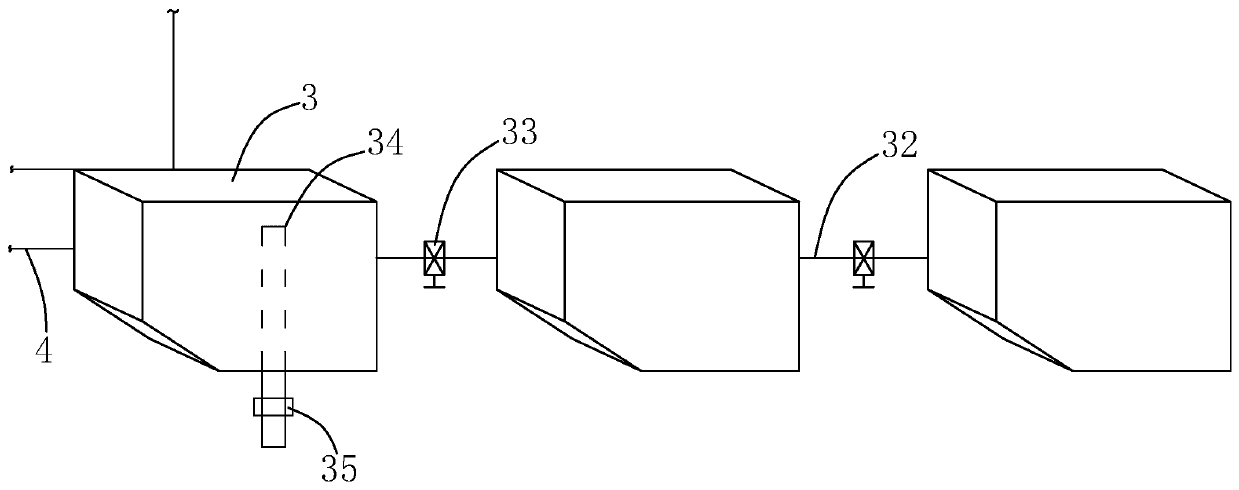 Utilizing system for coal washing circulating water