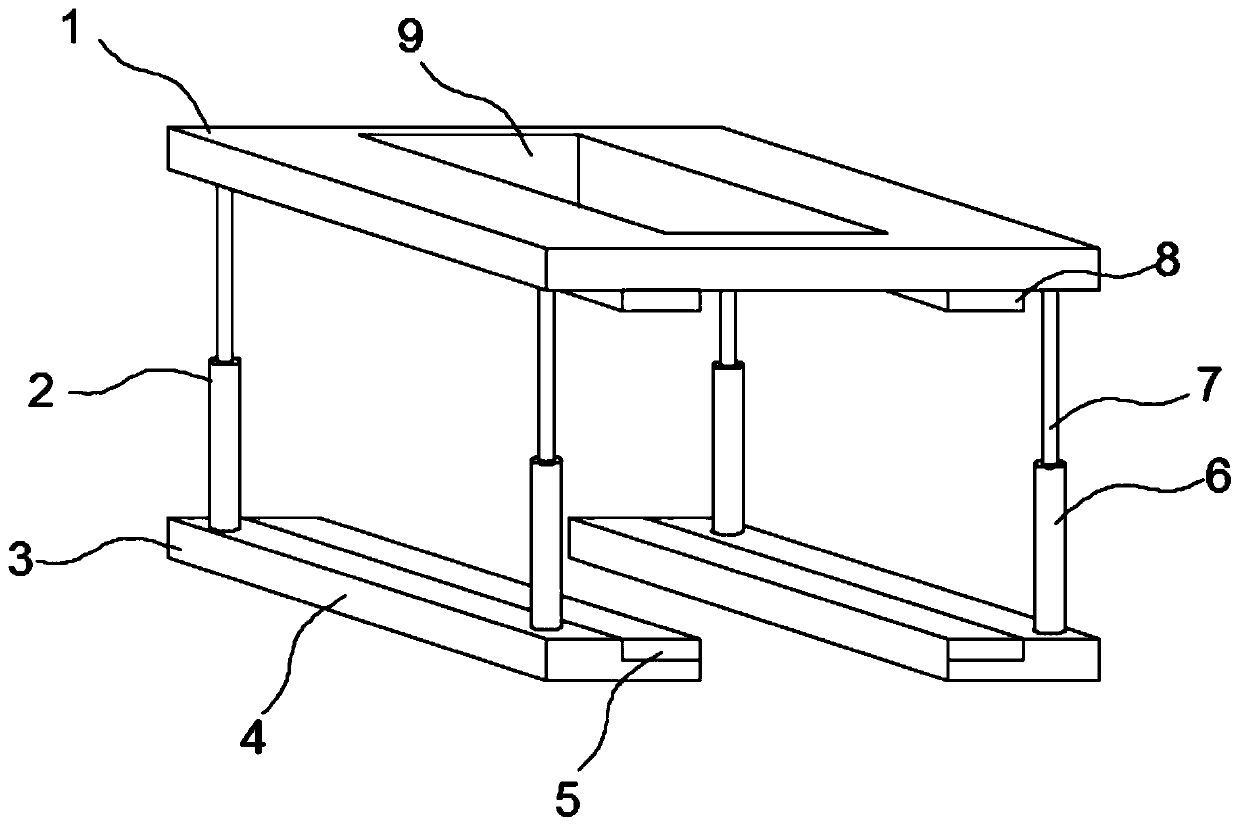 Device with stone brick flatness detecting and repairing functions