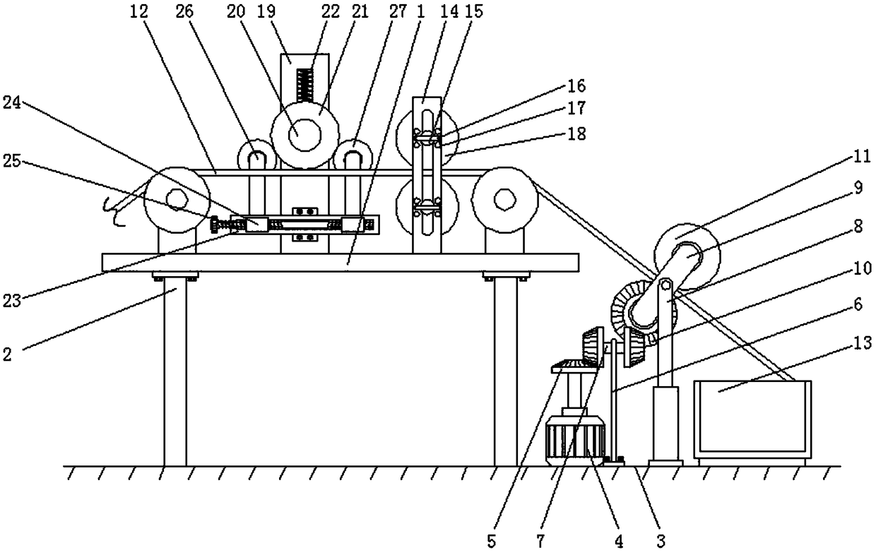 Printing and dyeing process of polyester and cotton adhered and blended fabric