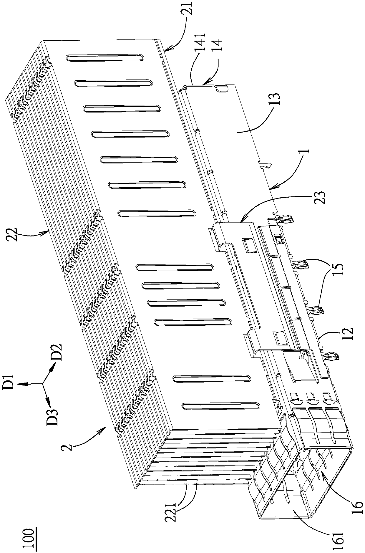 Shielding cover assembly