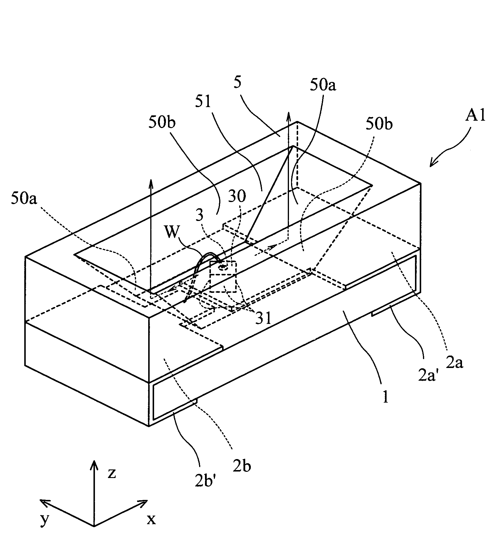 Optical semiconductor device with improved illumination efficiency