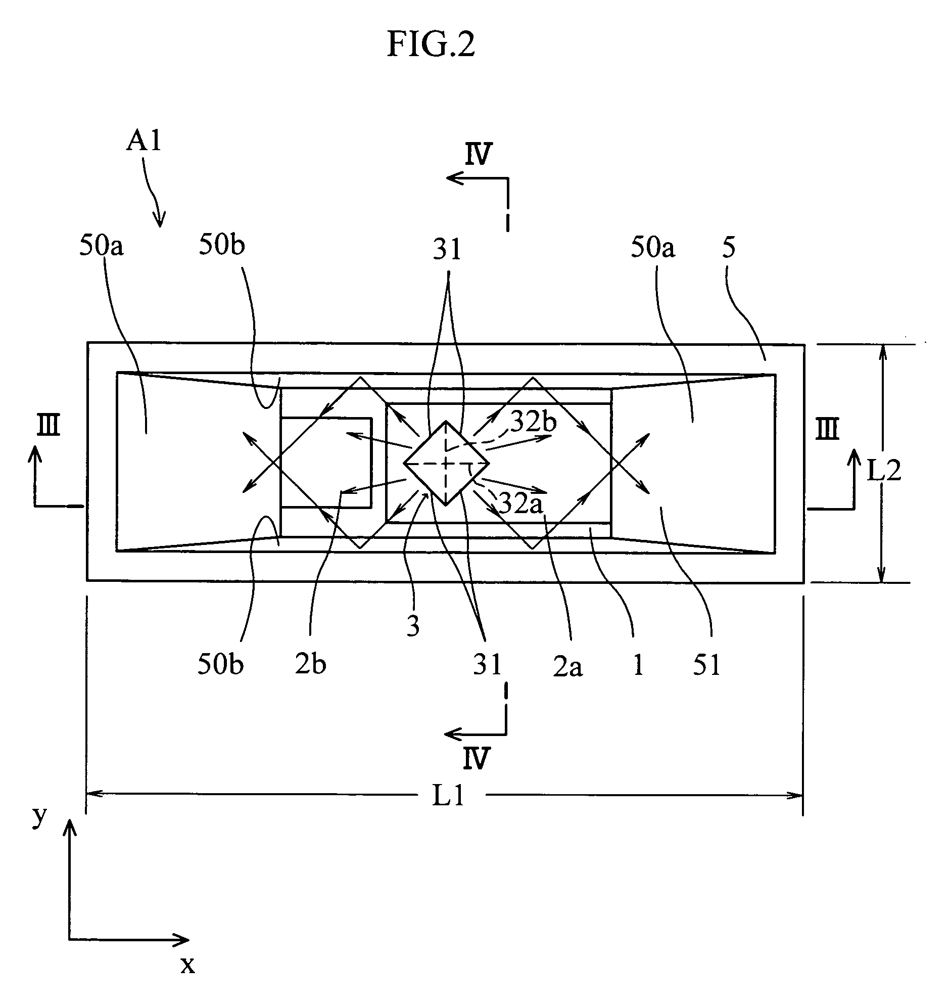 Optical semiconductor device with improved illumination efficiency