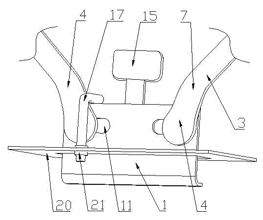 Automobile tidy opening mechanism