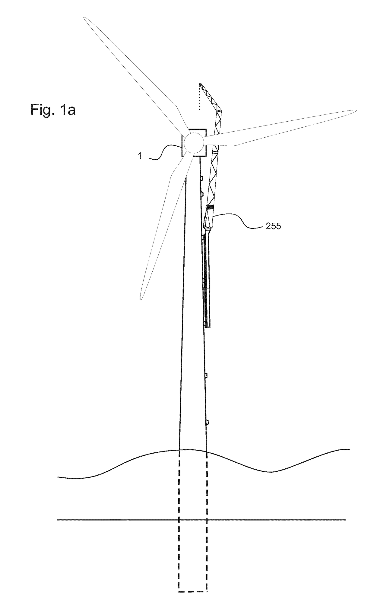 Hoisting system for installing a wind turbine