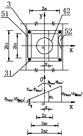 Continuous beam bridge pier temporary consolidation structure and construction method