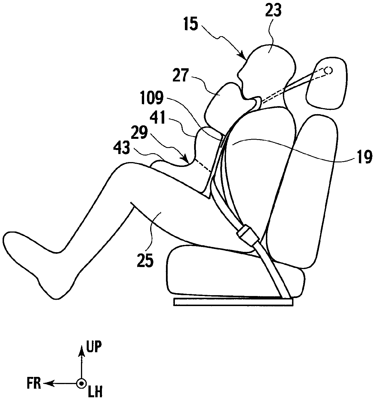 Vehicle occupant restraint system