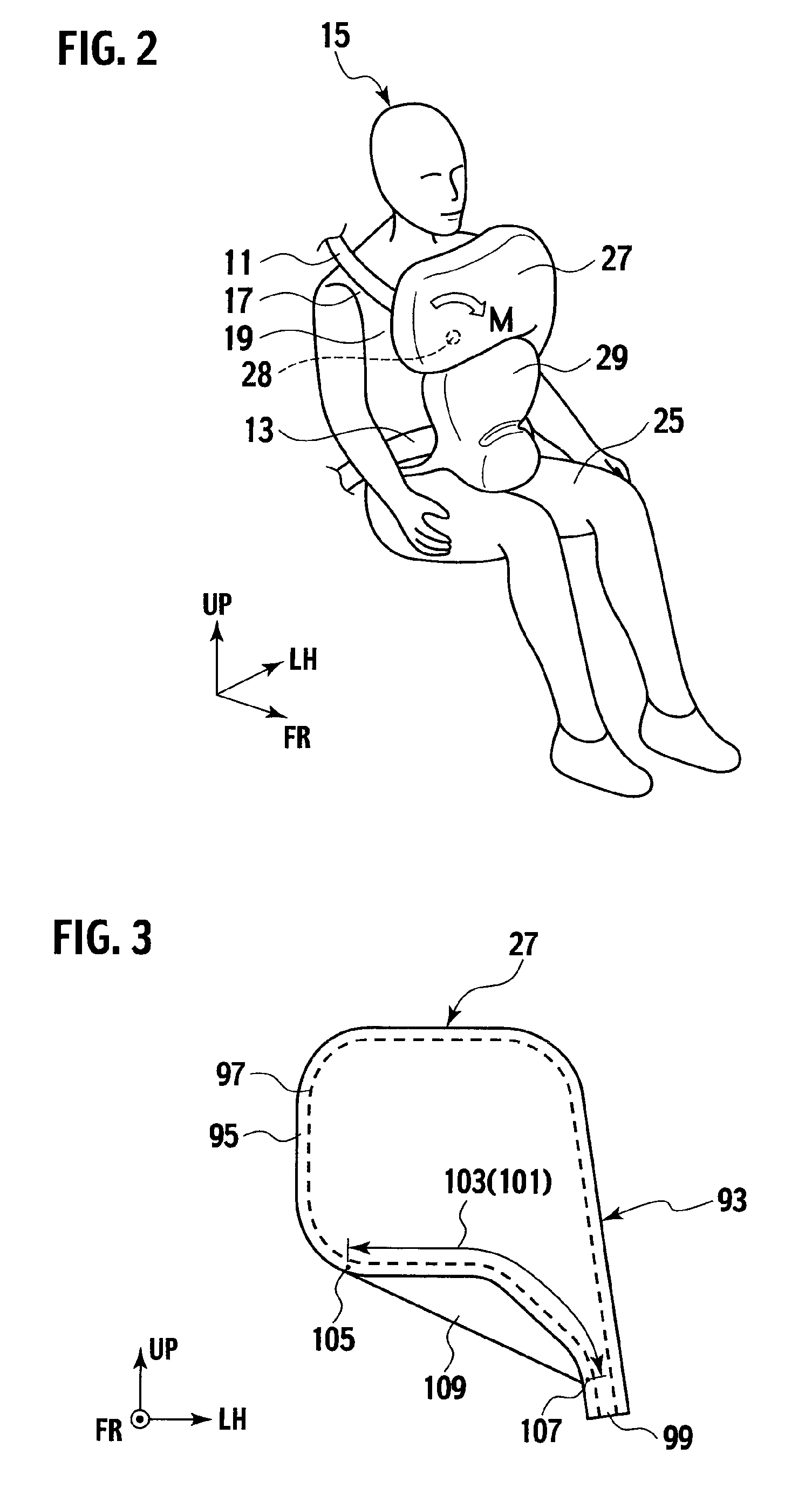 Vehicle occupant restraint system