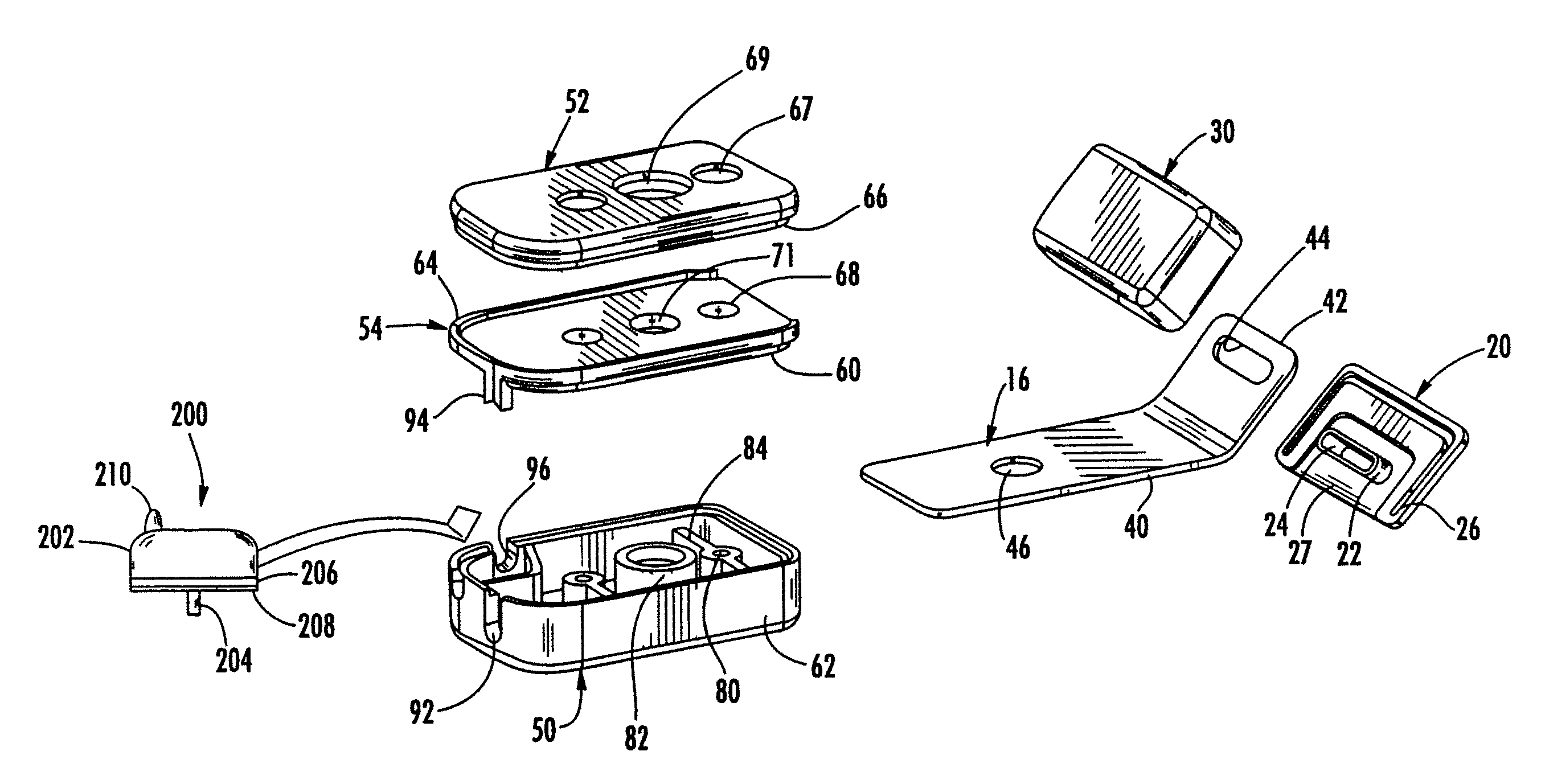 Security device for hinged products