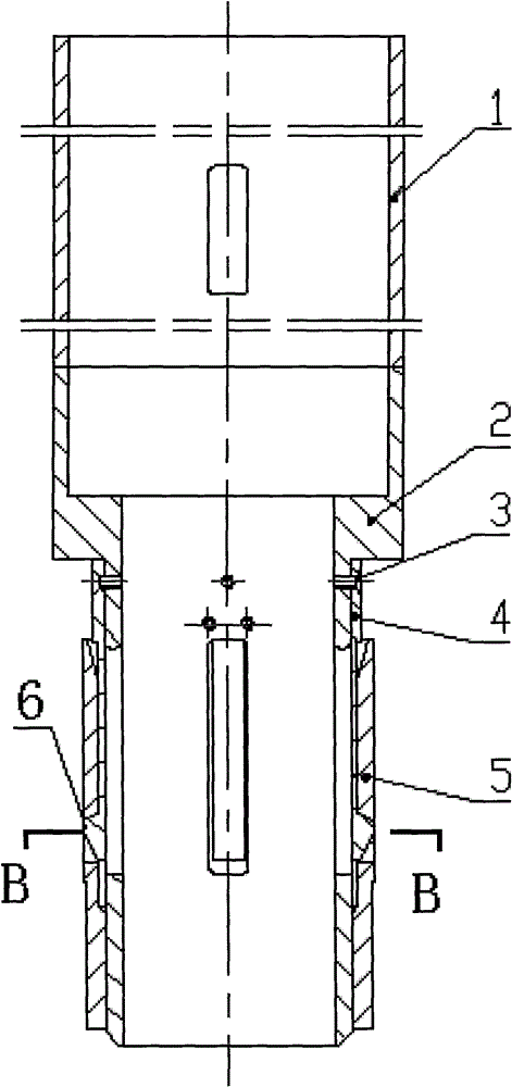 Fixing device of control rod guide tube of nuclear reactor