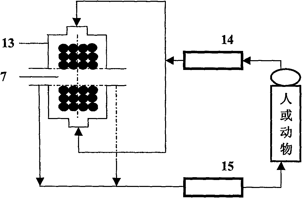 Filling bracket perfusion type bioreactor for artificial liver