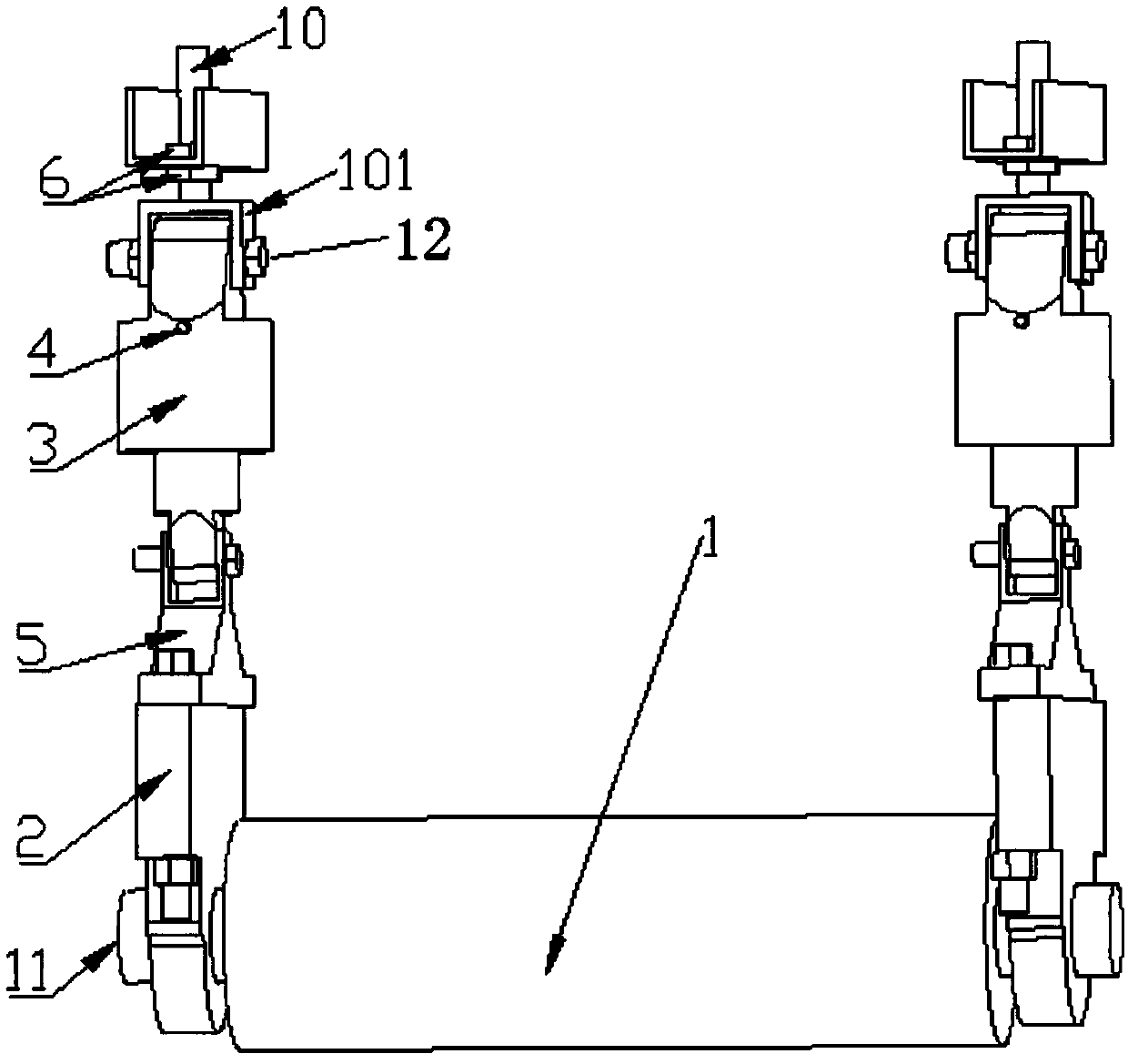 Belt conveyor automatically detecting and adjusting tension