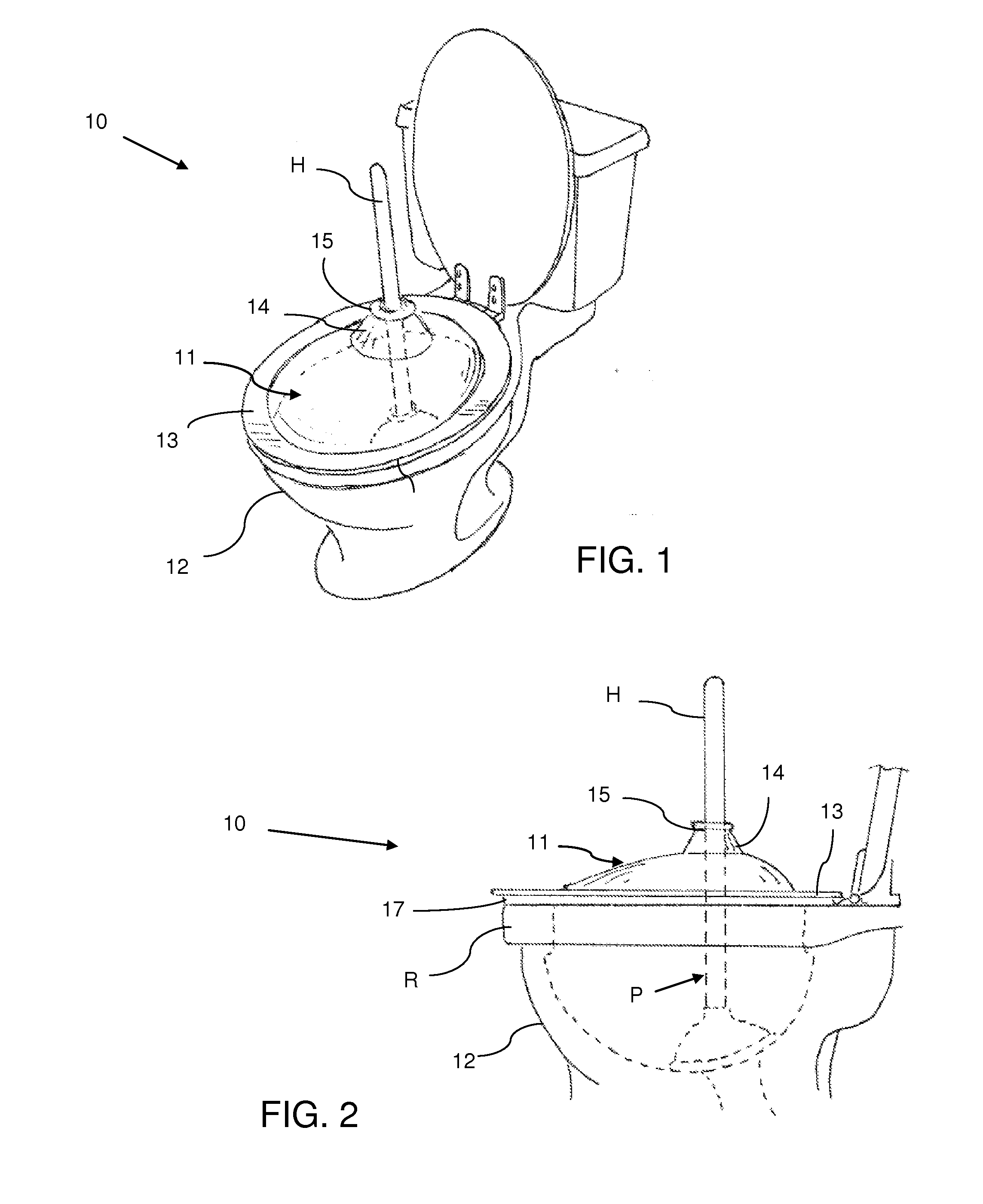 Disposable splash shield for use when plunging a toilet