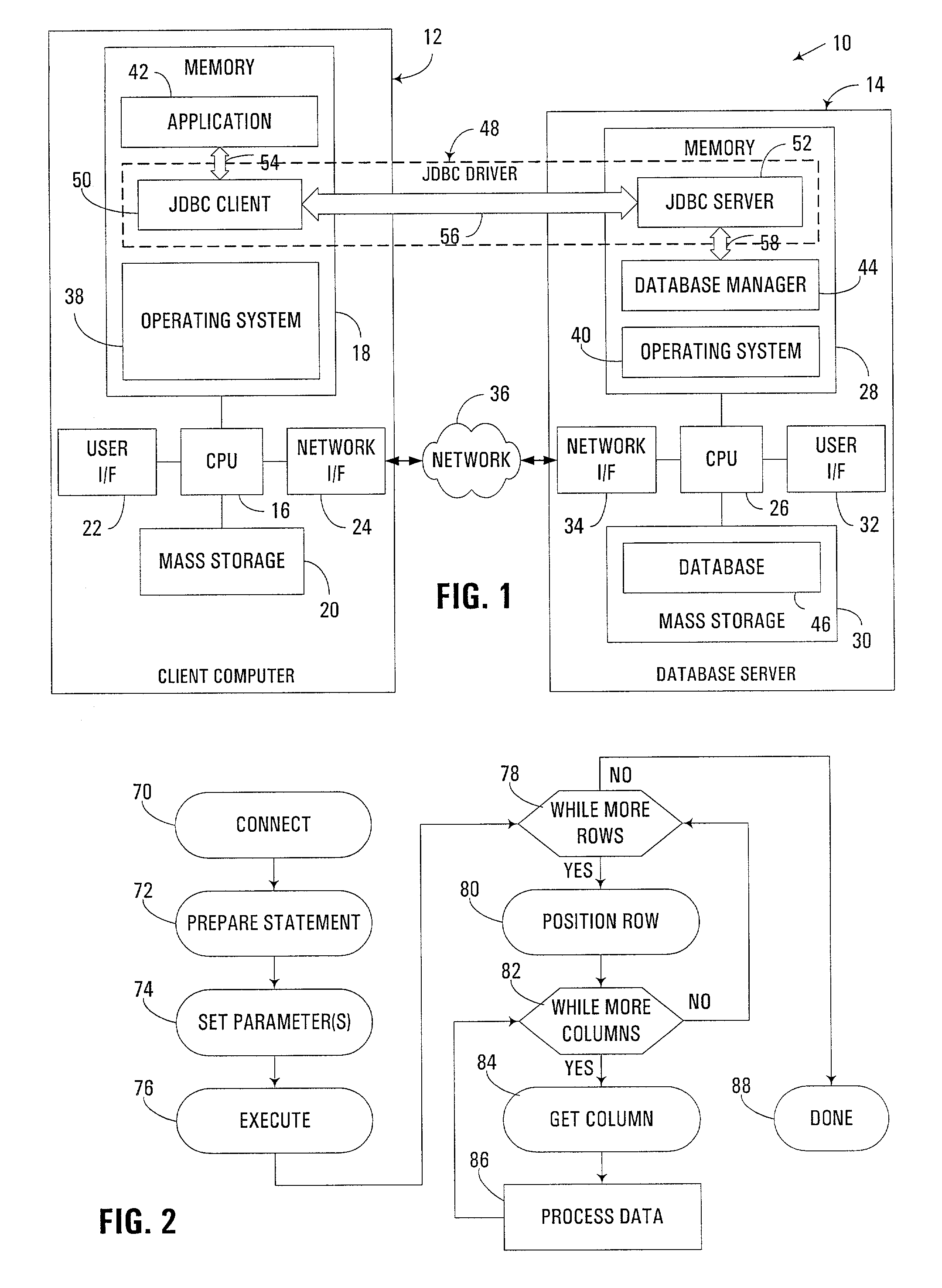 Optimization of database network traffic based upon data-use analysis