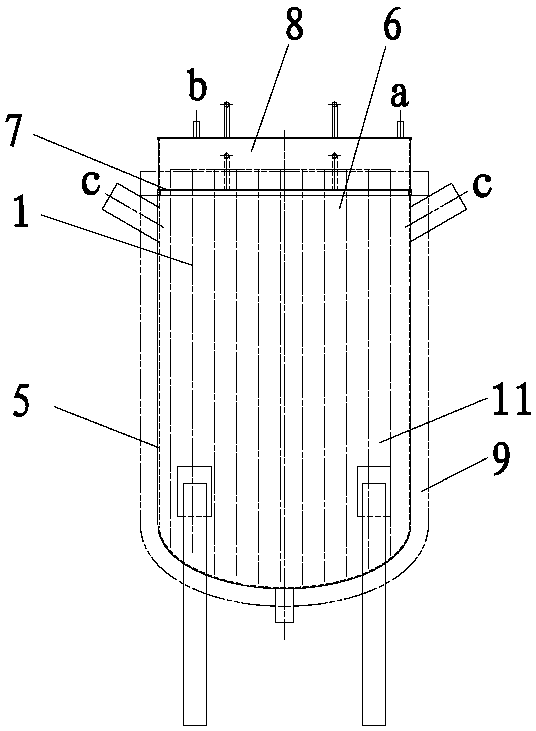 An electric heating heat storage heat exchanger