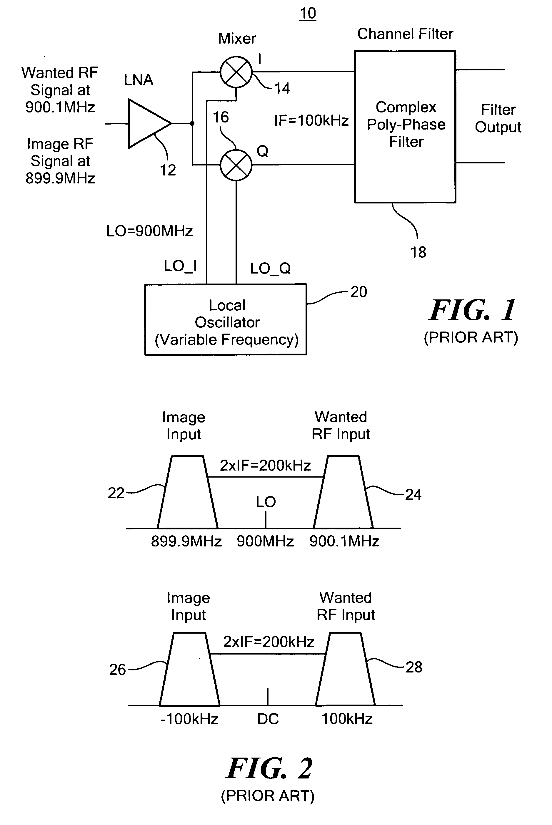 Image rejection calibration system