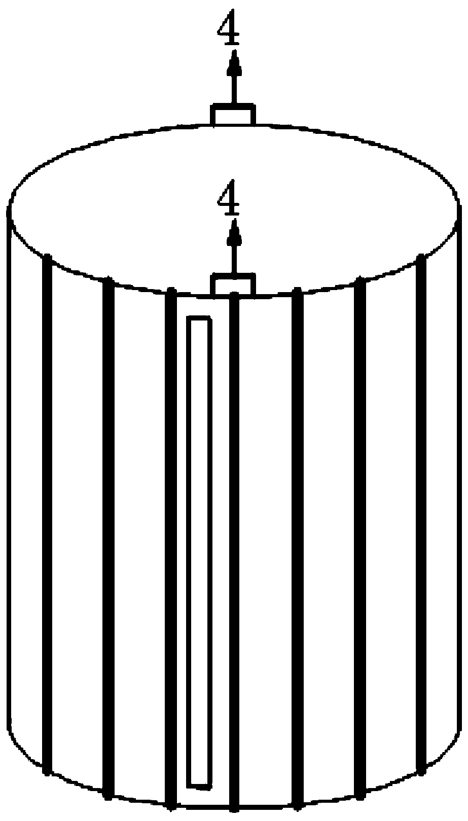 Cast-in-place pile casing capable of reducing lifting resistance