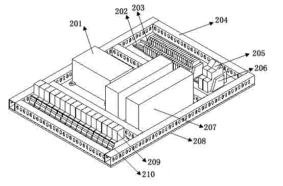 Testing device and testing method for output characteristics of artificial muscle aggregation group