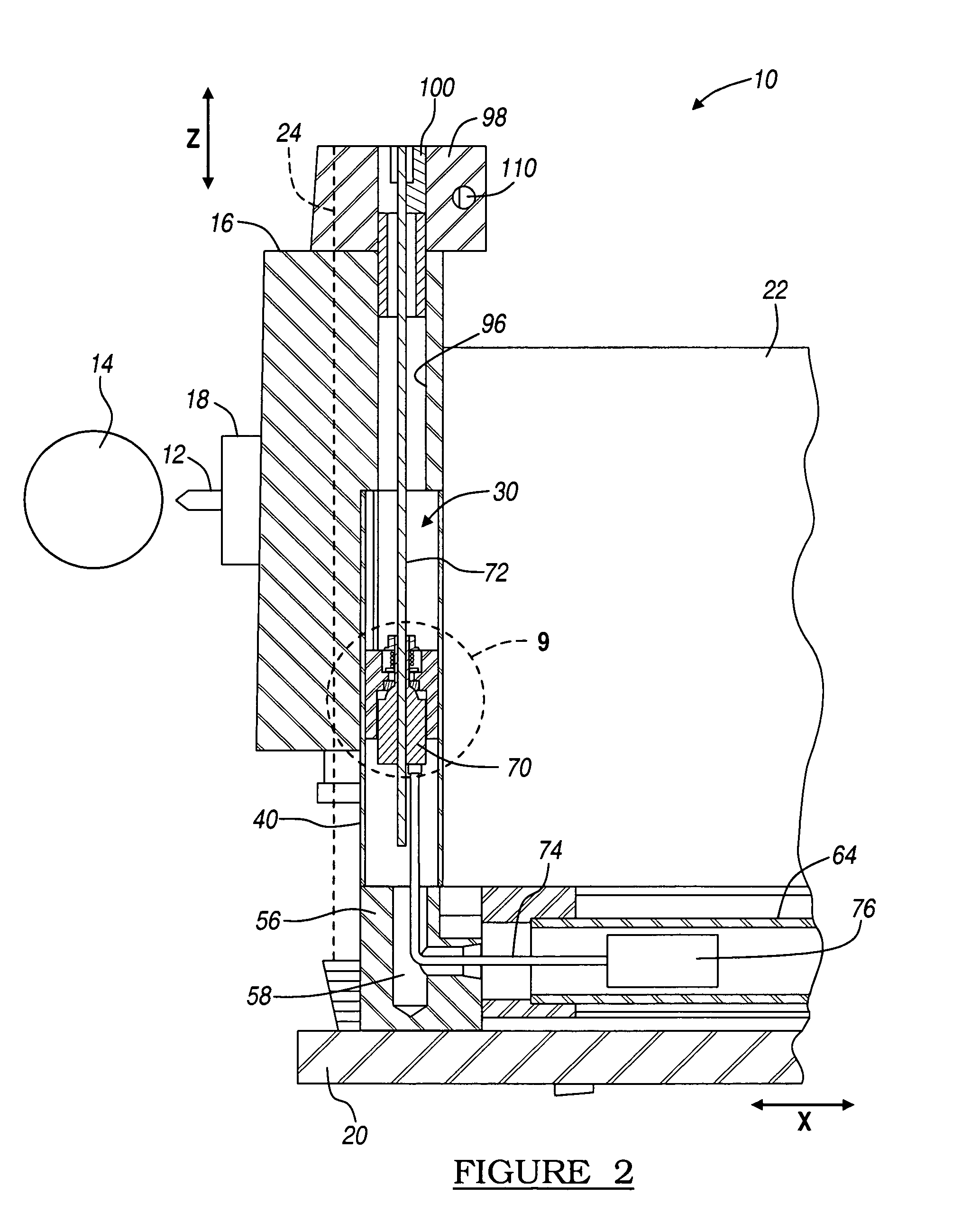 Measuring assembly