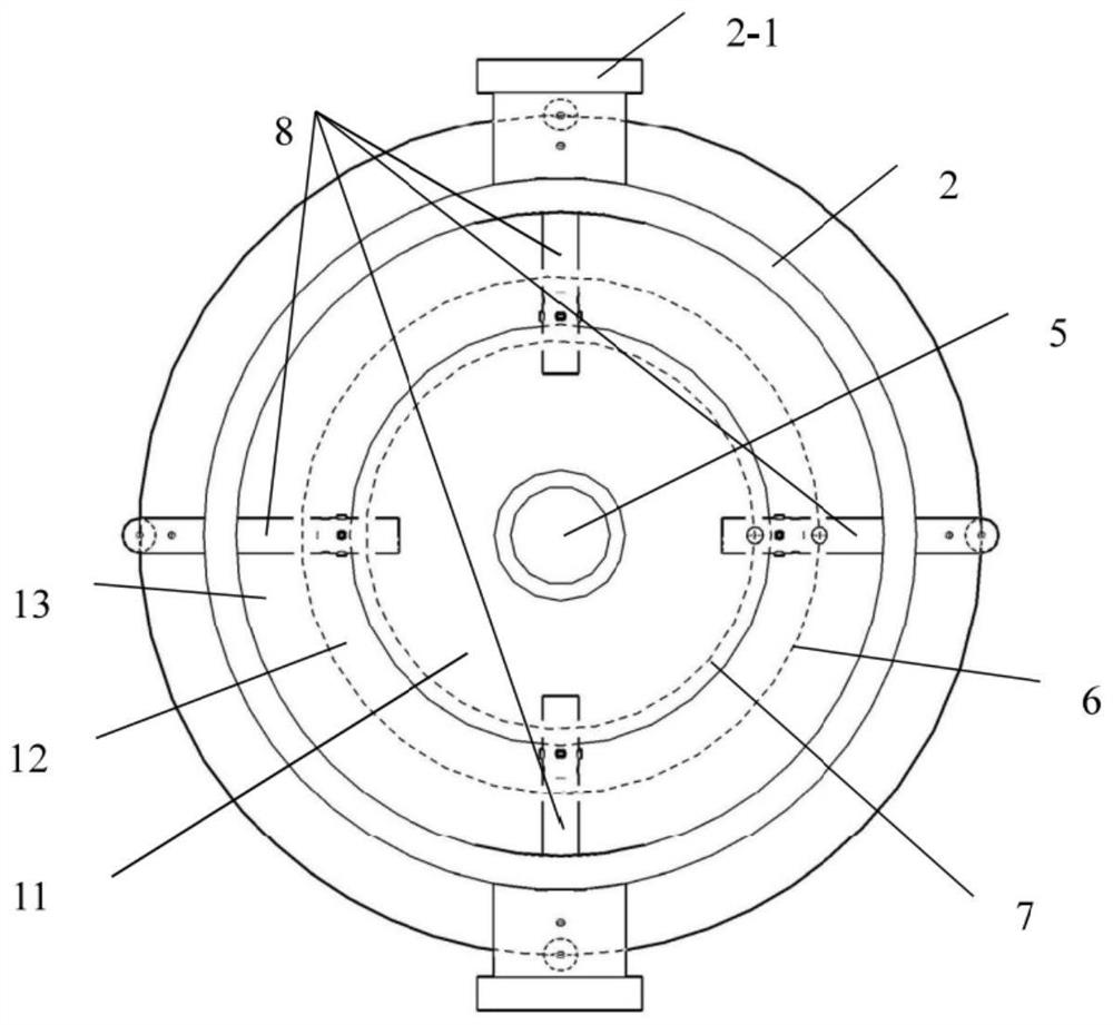 High-temperature molten salt furnace with two stages of combustors