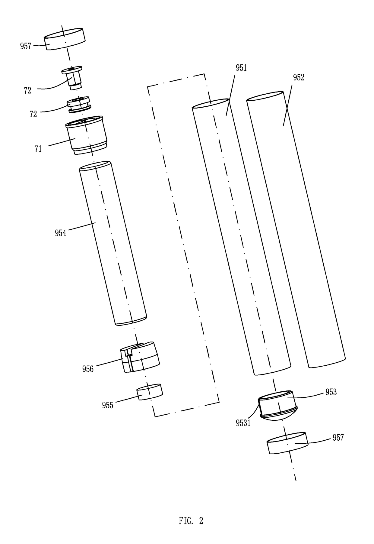 Electronic cigarette and soft power source stem thereof