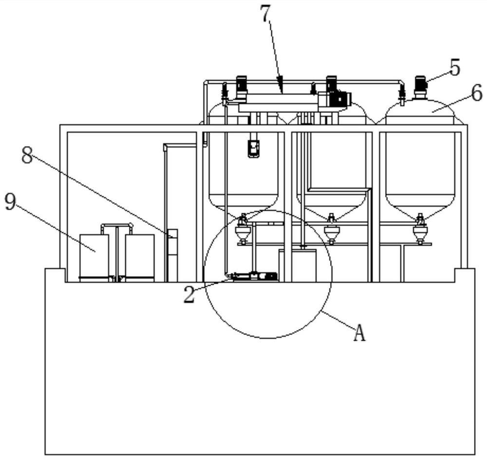 A gas-assisted oil film dispersion extraction device applied to industrial wastewater and its method