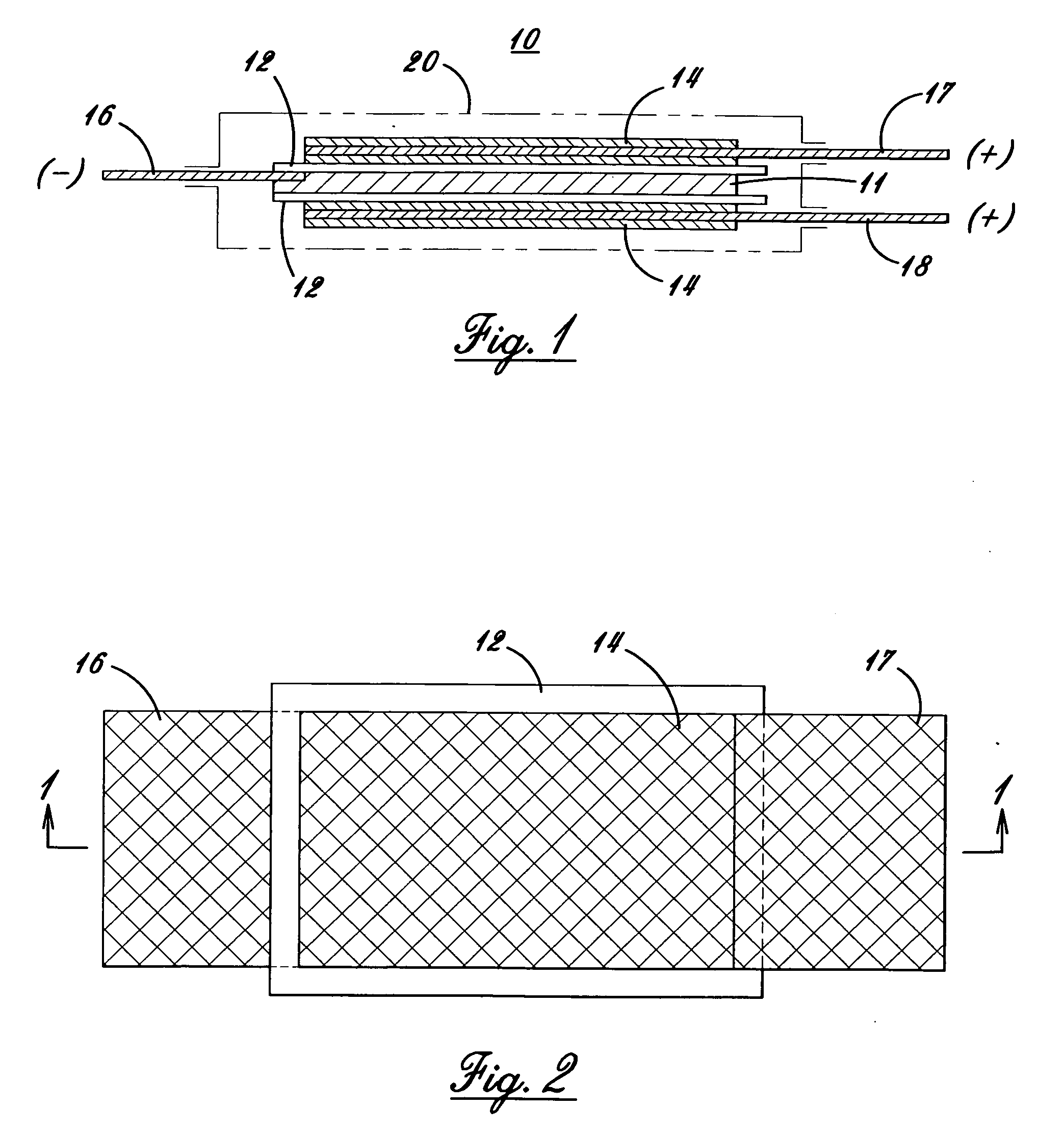 High rate primary lithium battery with solid cathode