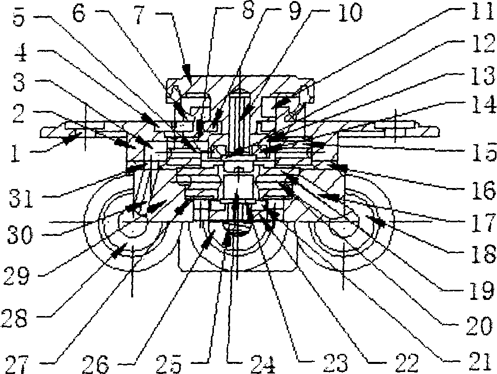 Automatic foot-controlled sanitary ware