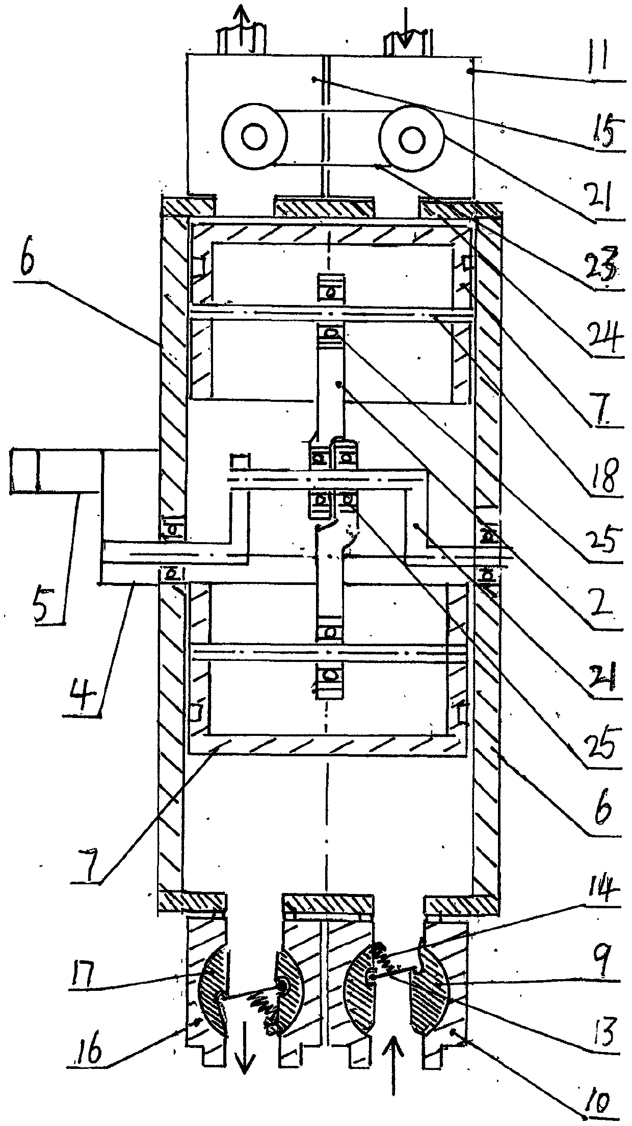 High-pressure-and-low-pressure manufacturing device