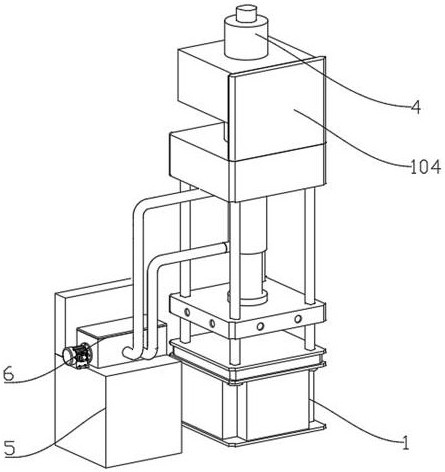 High-pressure rapid long-stroke hydraulic machine