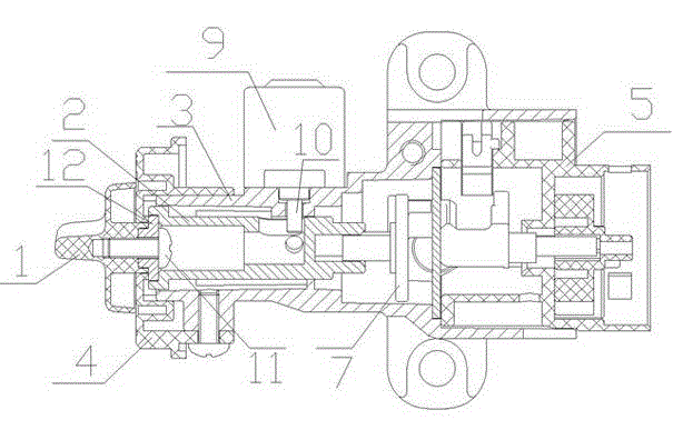 Keyless system ignition switch