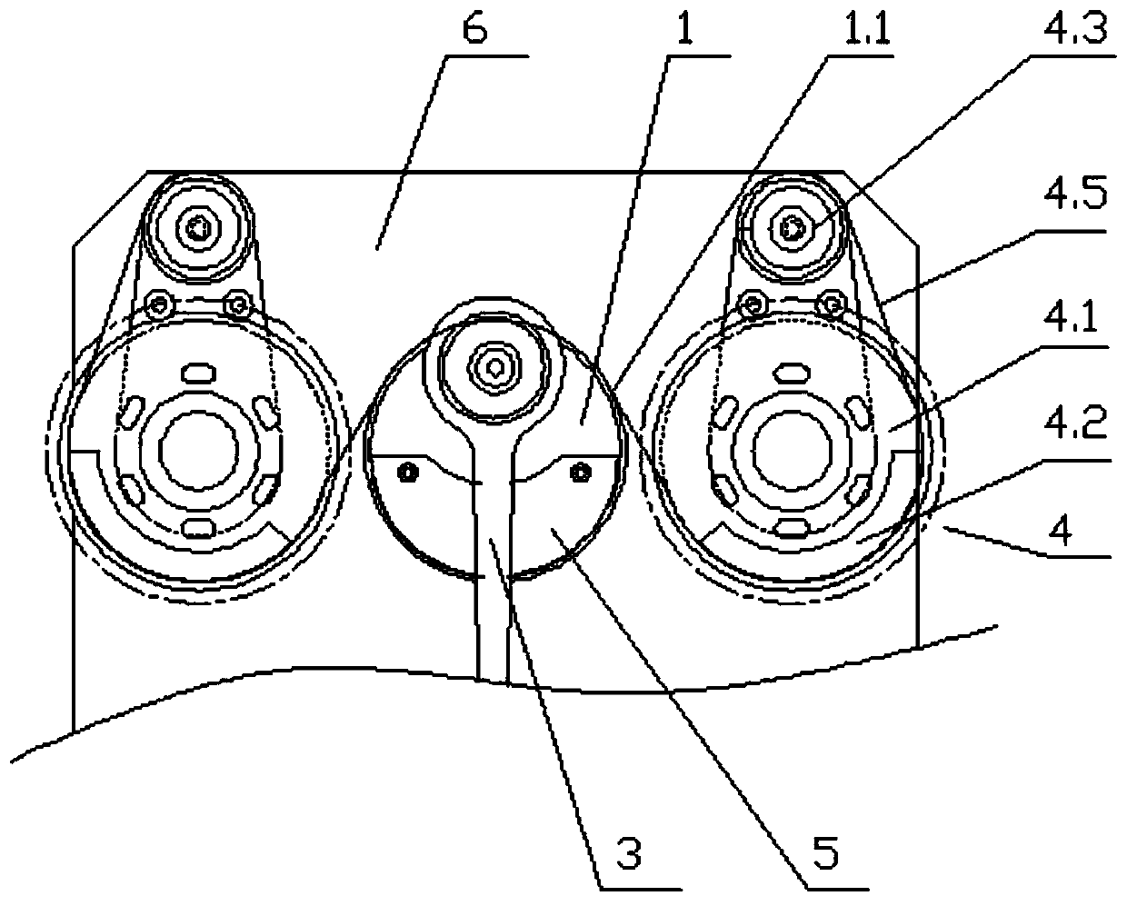 Eccentric balance mechanism